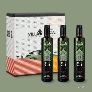 TRIPLO OLIO ET AMO 75 cl OLIVETO VILLA CAVALLETTI ed. PAESAGGI