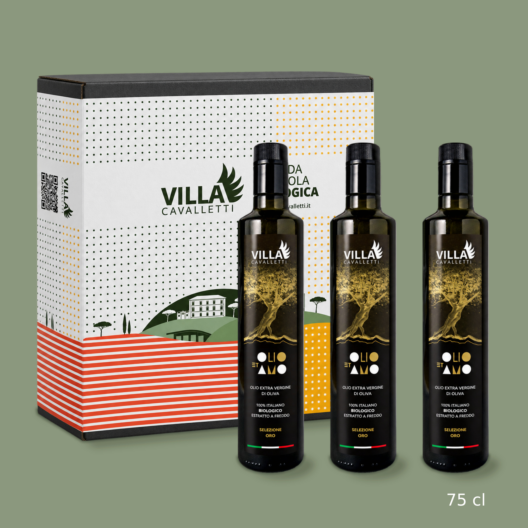TRIPLO OLIO ET AMO 75 cl SELEZIONE ORO ed. PAESAGGI