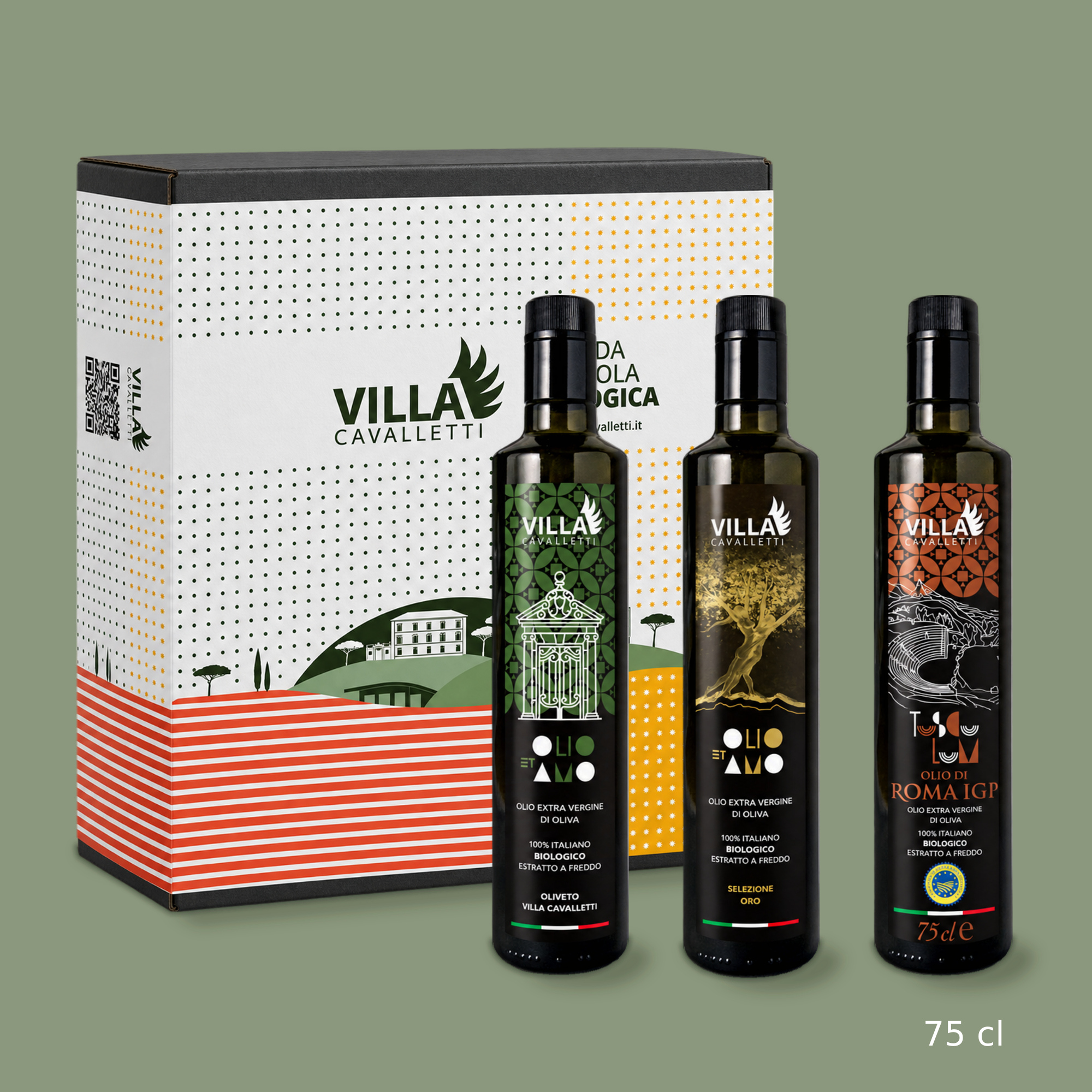 TRIS ASSORTITO OLIO ET AMO 75 cl ed. PAESAGGI